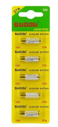 Imagem de Bateria 27A - 12V Sugou Cartela c/ 5 unid